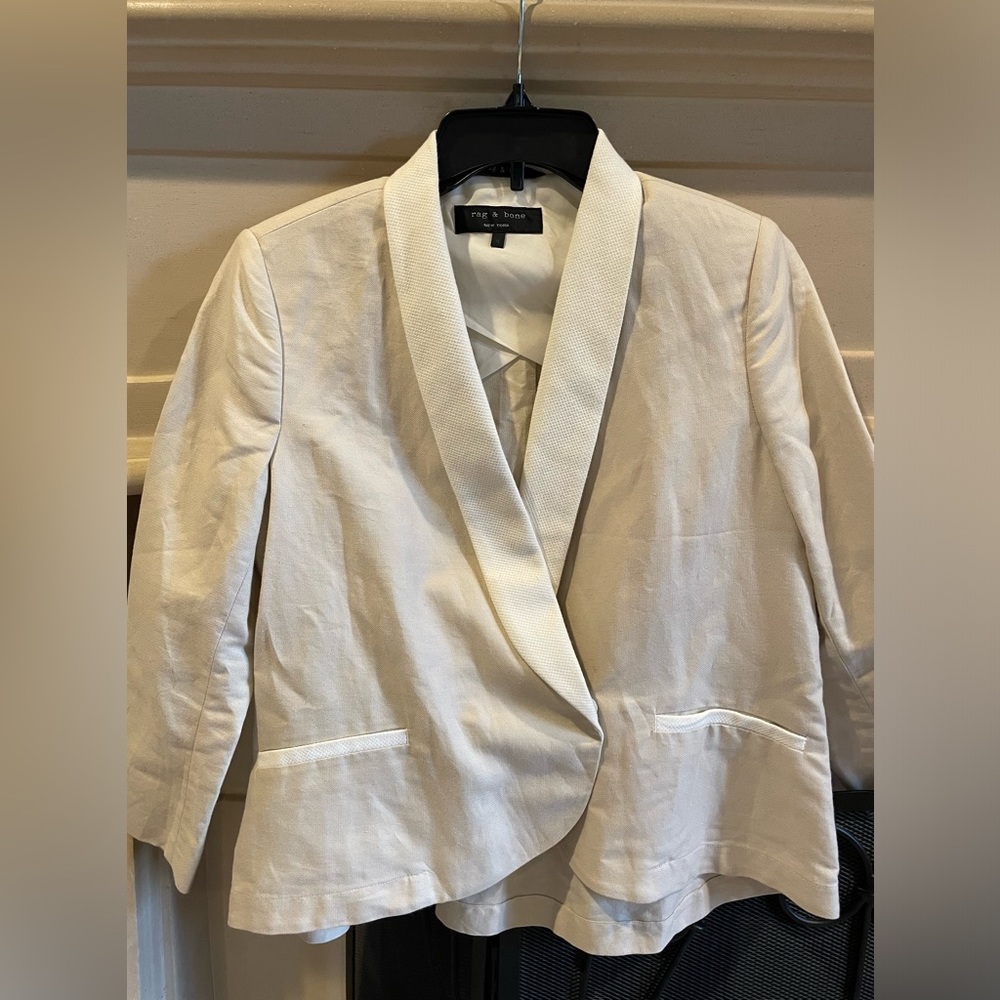 Rag & Bone tuxedo jacket, sz 4.